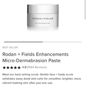 Rodan and Fields Micro-Dermabrasion Paste